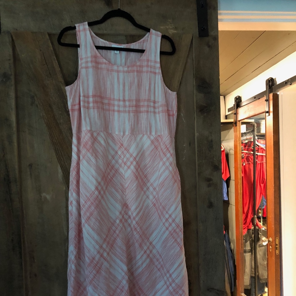 Linen dress - J.Jill Medium - Long with side slit